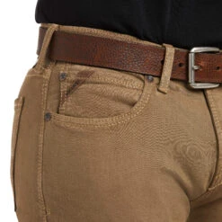 Ariat Men's M7 Rocker Stretch Grizzly Straight Whiskey Jeans 10036875 10 Ariat Men's M7 Rocker Stretch Grizzly Straight Whiskey Jeans 10036875 -Western Edge Men Sales Store 10036875 01