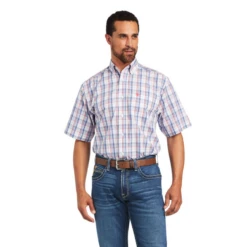 Ariat® Men's Wrinkle Free Nasir White Button Down Shirt 10040545