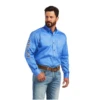 Ariat® Men's Reykjavik Blue Classic Fit Button Down Shirt 10040699