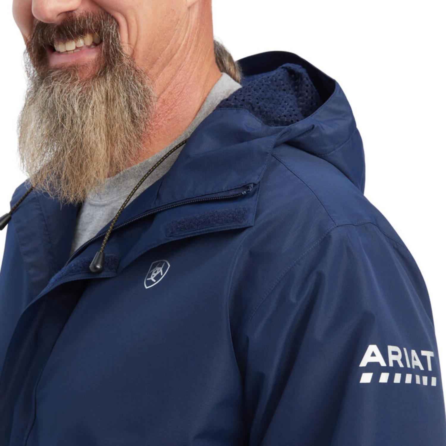 Ariat® Men's Rebar Stormshell Waterproof Navy Jacket 10041405 3 Ariat® Men's Rebar Stormshell Waterproof Navy Jacket 10041405 - Image 3