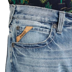 Ariat® Men's M7 Slim Fit Light Wash Straight Leg Jeans 10043187 10 Ariat® Men's M7 Slim Fit Light Wash Straight Leg Jeans 10043187 -Western Edge Men Sales Store 10043187e