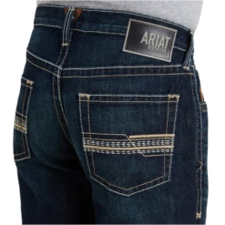 Ariat® Men's M5 Roadhouse Dark Wash Straight Leg Jeans 10043189 8 Ariat® Men's M5 Roadhouse Dark Wash Straight Leg Jeans 10043189 -Western Edge Men Sales Store 10043189d
