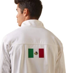 Ariat® Men's Team Mexico White Mexican Flag Softshell Jacket 10043549 10 Ariat® Men's Team Mexico White Mexican Flag Softshell Jacket 10043549 -Western Edge Men Sales Store 10043549 02 4c6e89de e404 4060 8a96 4e8d44521613