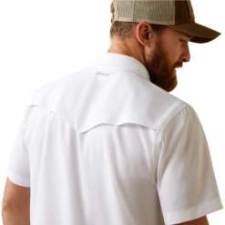 Ariat® Men's VentTEK™ Western Fitted White Button Down Shirt 10045037 10 Ariat® Men's VentTEK™ Western Fitted White Button Down Shirt 10045037 -Western Edge Men Sales Store 10045037e