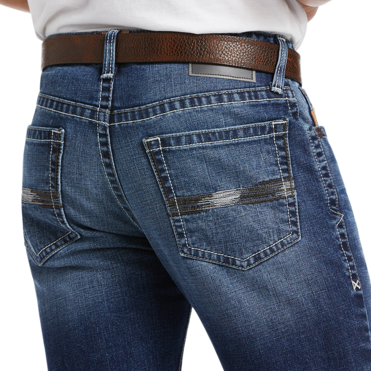 Ariat® Men's M4 Vaquero Low Rise Stretch Boot Cut Jeans 10037970 2 Ariat® Men's M4 Vaquero Low Rise Stretch Boot Cut Jeans 10037970 - Image 2