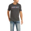 Ariat Men's Shadow 93 Charcoal Heather Tee 10036564