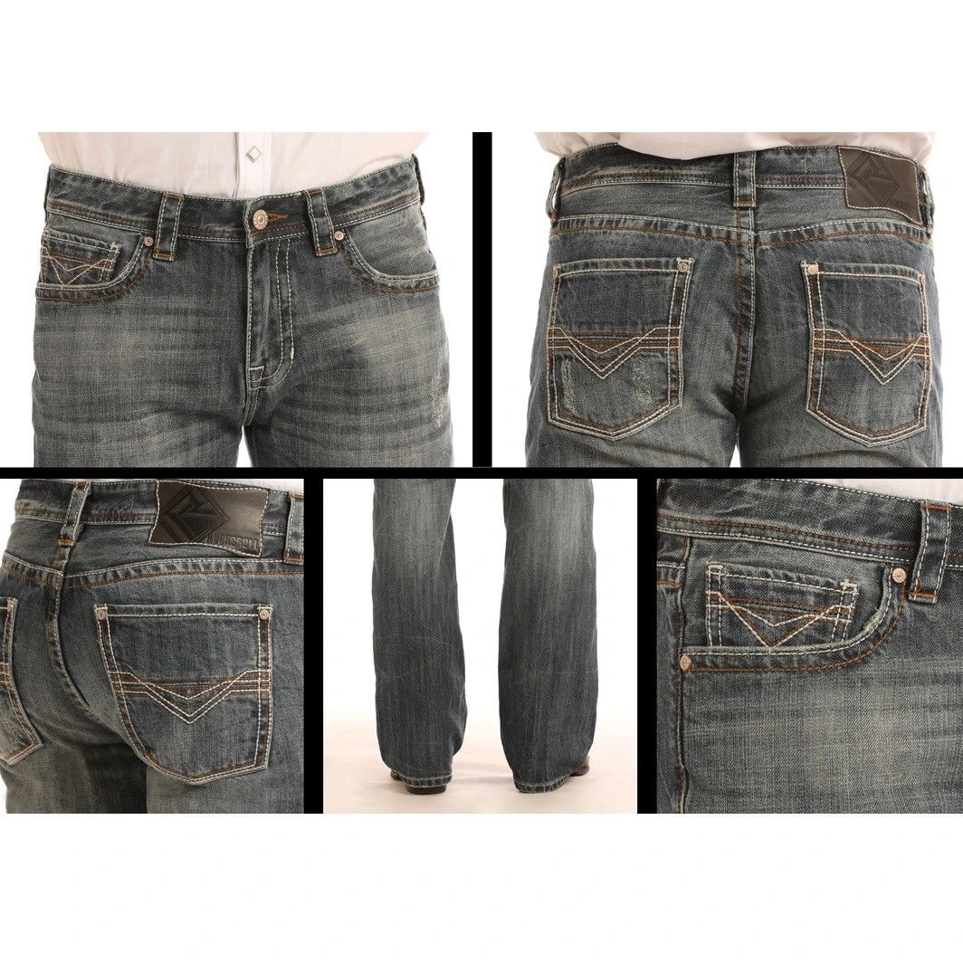 Rock & Roll Denim Men's Pistol Straight Leg Jeans M1P9263 5 Rock & Roll Denim Men's Pistol Straight Leg Jeans M1P9263 - Image 5