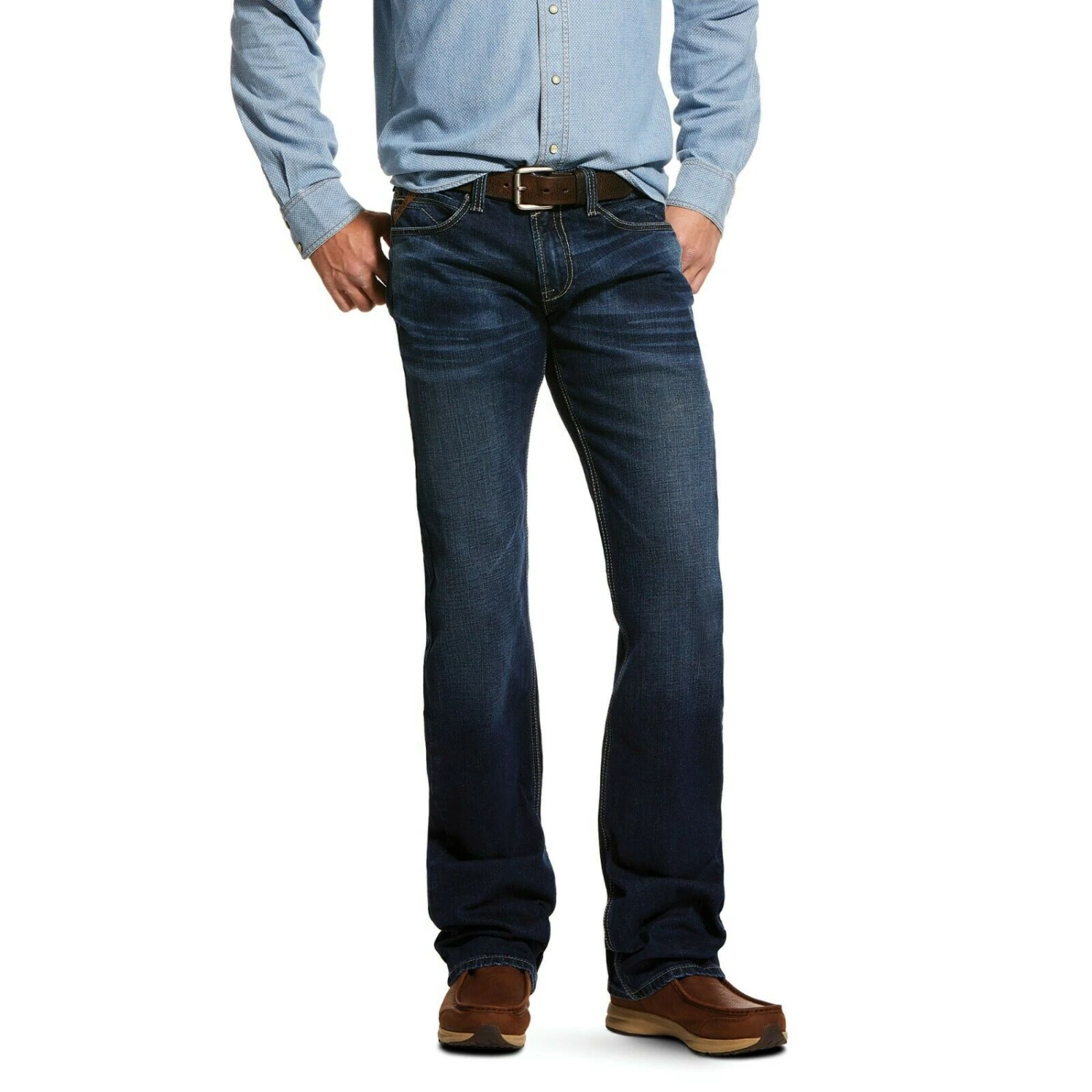 Ariat® Men's M7 Rocker Stretch Montecito Straight Leg Jeans 10030276 2 Ariat® Men's M7 Rocker Stretch Montecito Straight Leg Jeans 10030276 - Image 2