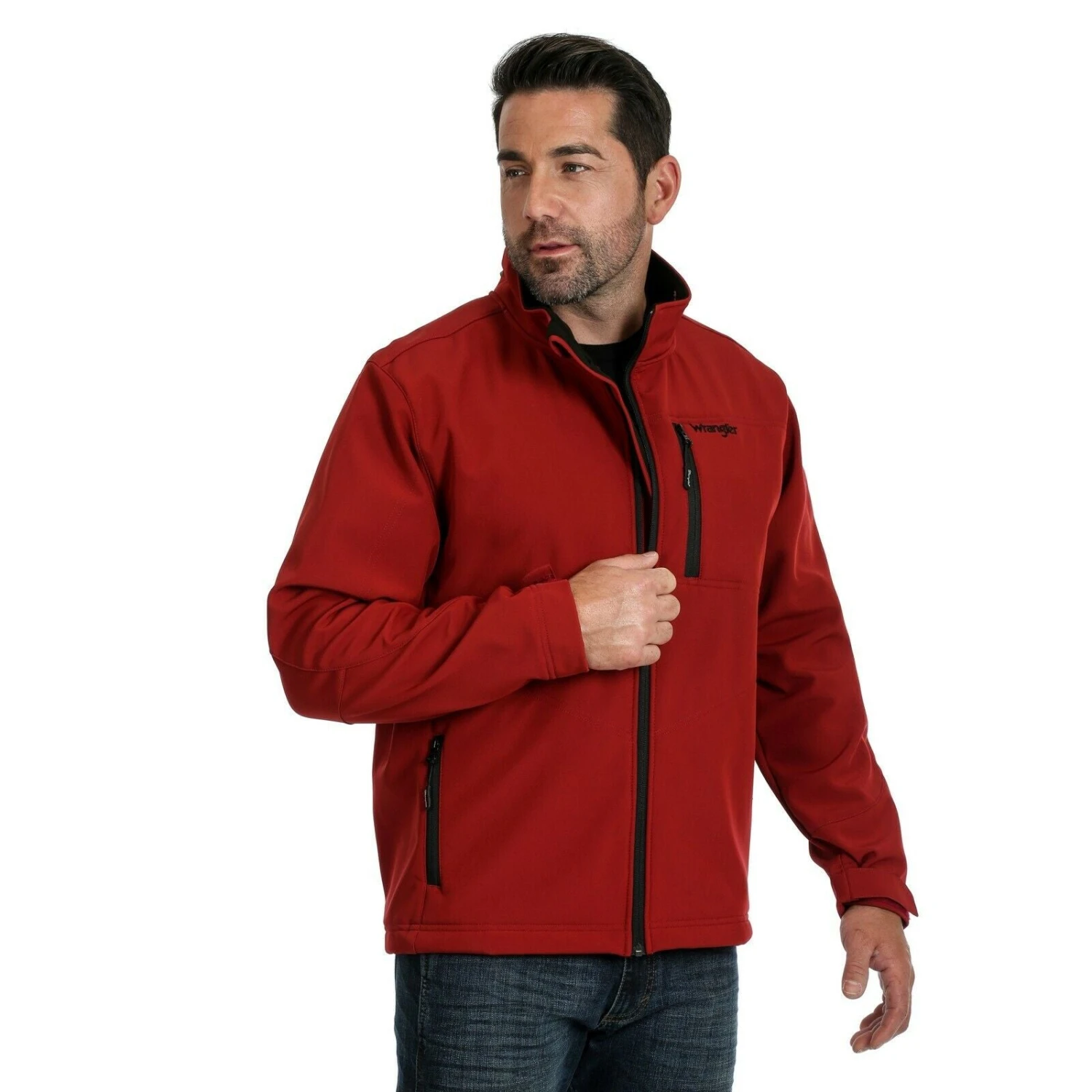 Wrangler® Men's Sun-Dried Tomato Trail Jackets MJK43SD 1 Wrangler® Men's Sun-Dried Tomato Trail Jackets MJK43SD