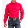 Cinch Men's LS Pink Button-Down Shirt MTW1343012