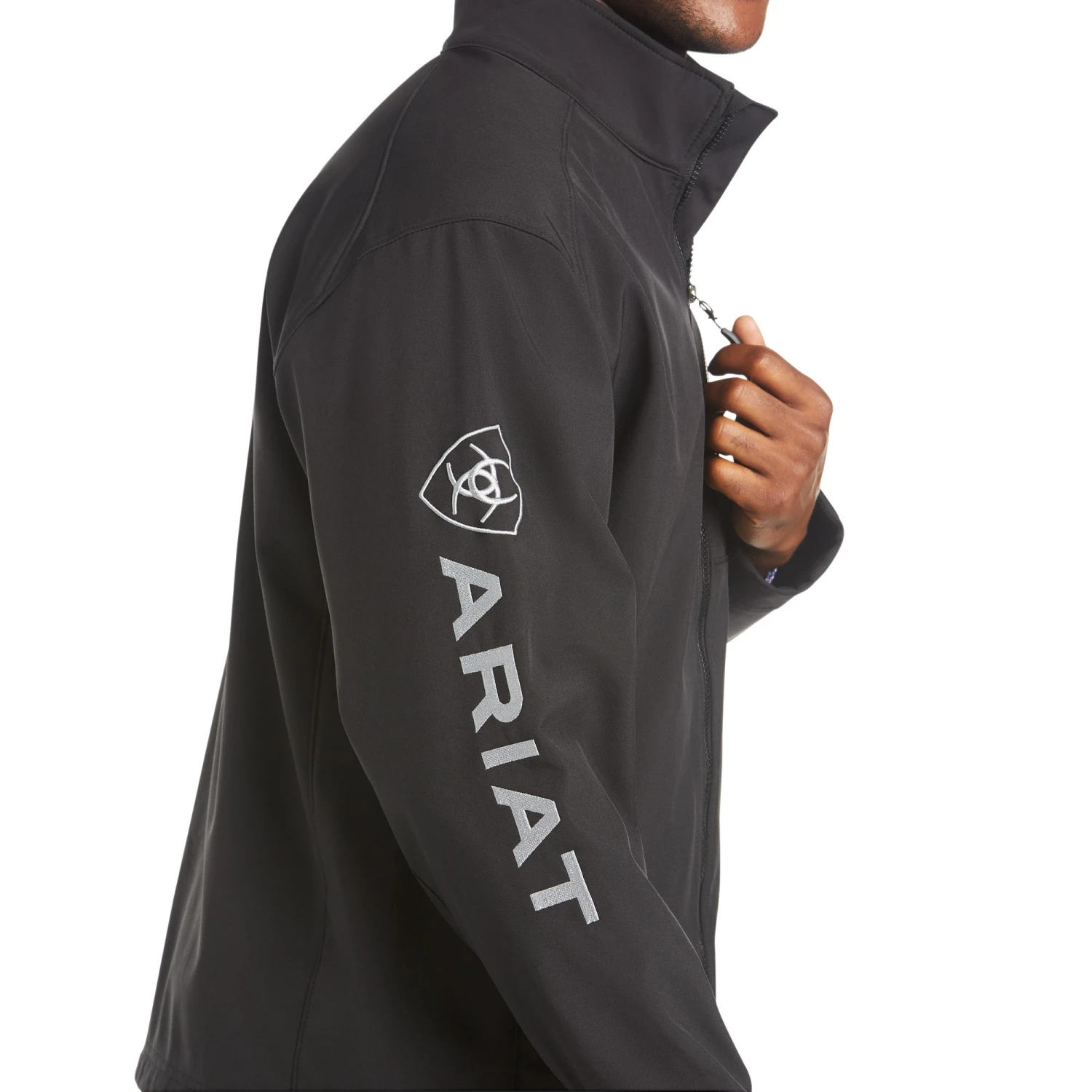 Ariat® Men's Logo 2.0 Black Softshell Jacket 10023322 3 Ariat® Men's Logo 2.0 Black Softshell Jacket 10023322 - Image 3