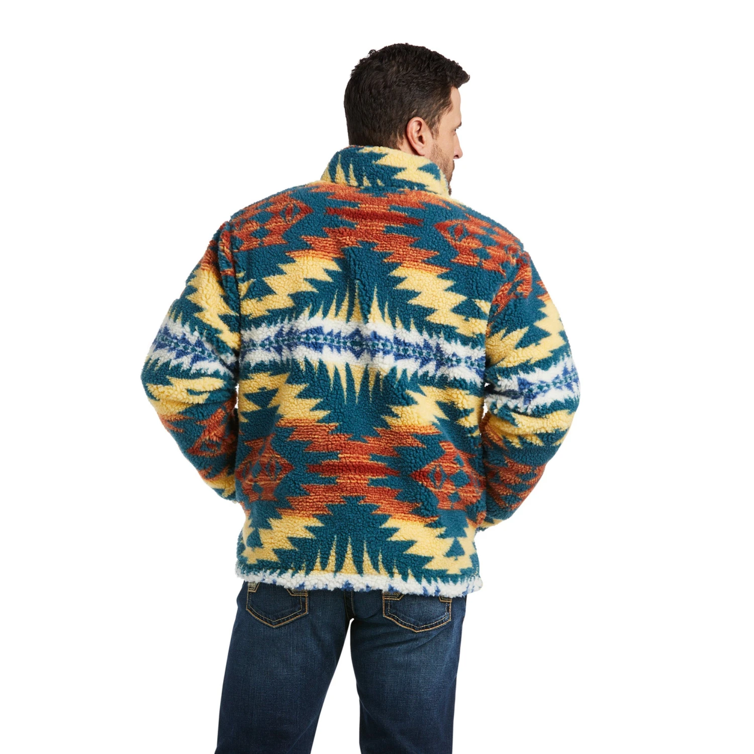 Ariat® Men's Pendleton Fleece Jacket Night Dance 10036947 2 Ariat® Men's Pendleton Fleece Jacket Night Dance 10036947 - Image 2