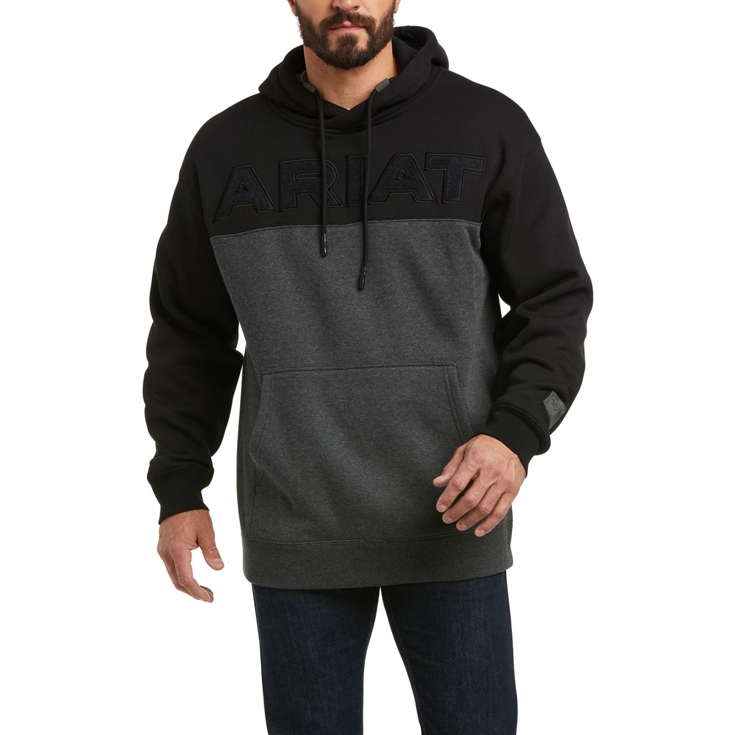 Ariat Men's Lifted Chenille Black Hoodie Sweatshirt 10037349 1 Ariat Men's Lifted Chenille Black Hoodie Sweatshirt 10037349