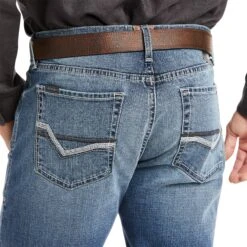 Ariat® Men's M5 Novato Straight Stretch Boot Cut Jeans 10037966 -Western Edge Men Sales Store F21 MNS WEST 10037966 detail03