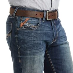 Ariat® Men's M5 Tyler TEKStretch Stackable Straight Leg Jeans 10037967 7 Ariat® Men's M5 Tyler TEKStretch Stackable Straight Leg Jeans 10037967 -Western Edge Men Sales Store F21 MNS WEST 10037967 detail02