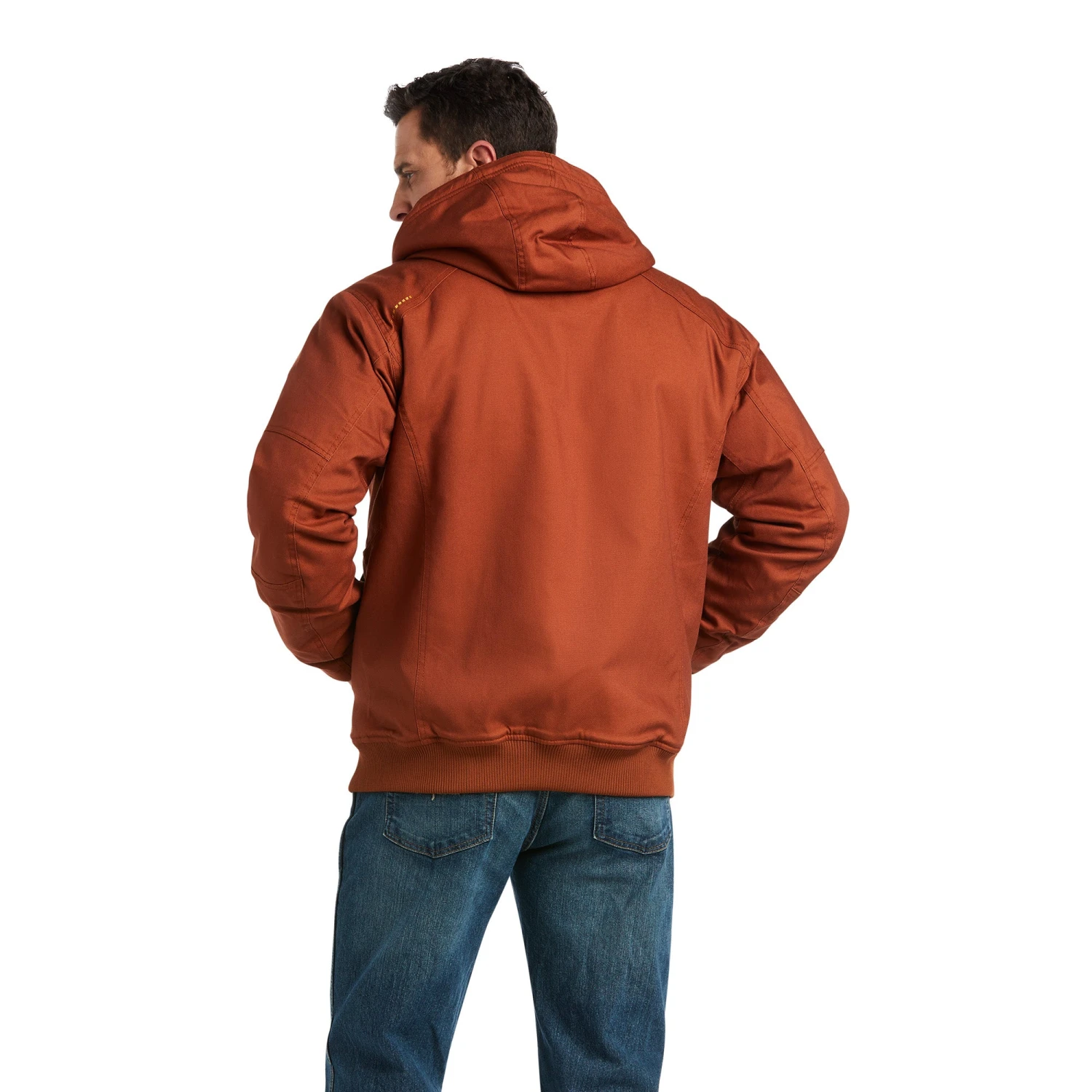 Ariat Men's Rebar DuraCanvas Copper Insulated Hooded Jacket 10037637 2 Ariat Men's Rebar DuraCanvas Copper Insulated Hooded Jacket 10037637 - Image 2