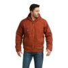 Ariat Men's Rebar DuraCanvas Copper Insulated Hooded Jacket 10037637