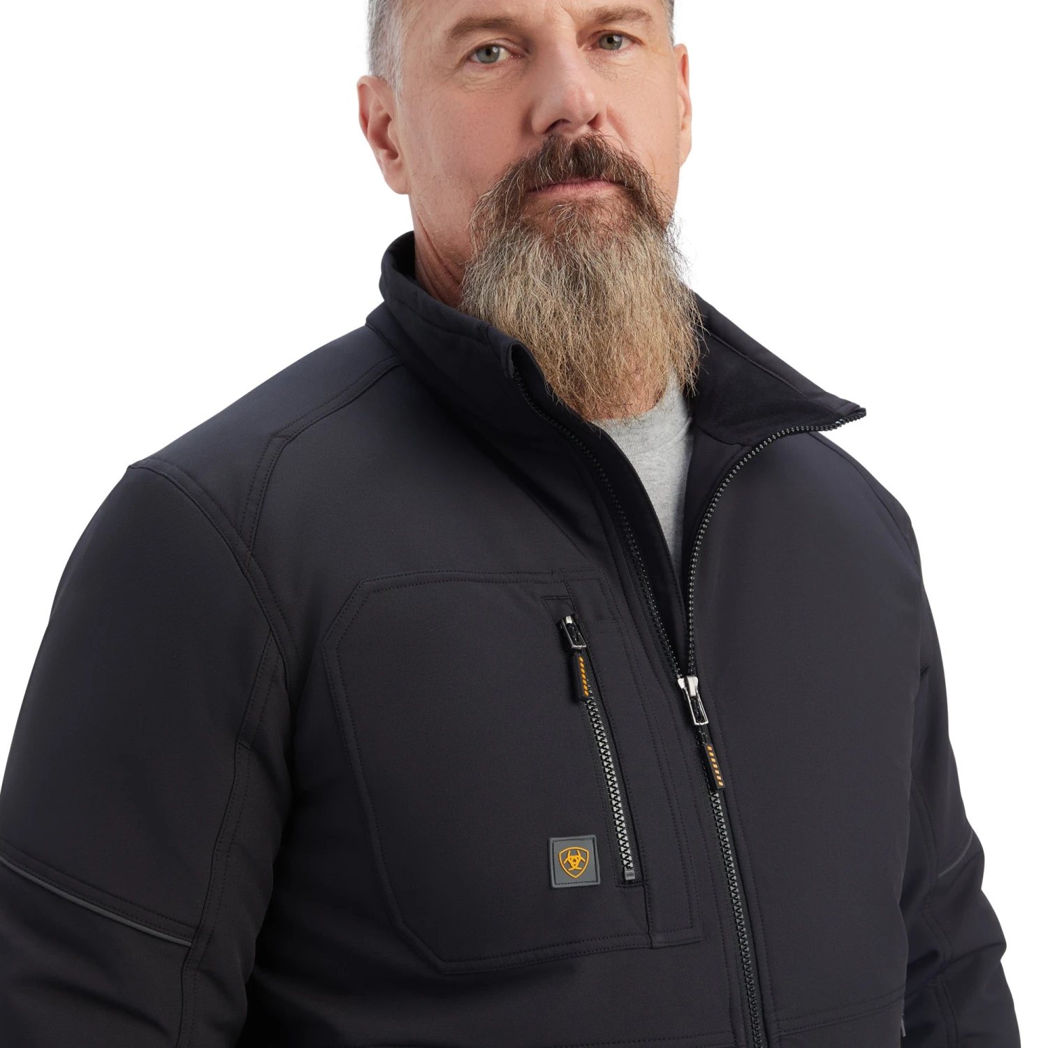 Ariat® Men's Rebar Dri-Tek DuraStretch Insulated Black Jacket 10041502 3 Ariat® Men's Rebar Dri-Tek DuraStretch Insulated Black Jacket 10041502 - Image 3