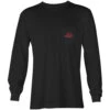 Hooey Men's Armadillo Long Sleeve Black T-Shirt HT1527BK
