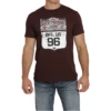 Cinch® Men's Burgundy "Camp Yee Haw" Graphic T-Shirt MTT1690542