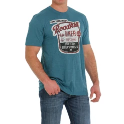 Cinch® Men's Camp Tumbleweed Heather Blue T-Shirt MTT1690564