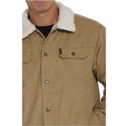 Cinch® Men's Khaki Concealed Carry Trucker Jacket MWJ1074005 -Western Edge Men Sales Store MWJ1074005 3