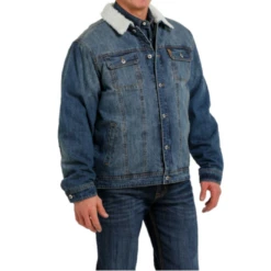 Cinch® Men's Denim Concealed Carry Trucker Jacket MWJ1074006 -Western Edge Men Sales Store MWJ1074006 1 1