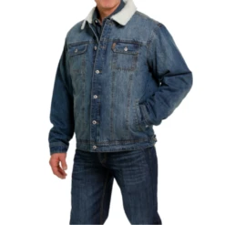 Cinch® Men's Denim Concealed Carry Trucker Jacket MWJ1074006 -Western Edge Men Sales Store MWJ1074006 2 1