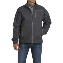 Cinch Men's Textured Bonded Navy Jacket MWJ1086008 6 Cinch Men's Textured Bonded Navy Jacket MWJ1086008 -Western Edge Men Sales Store MWJ1086008