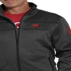 Cinch® Men's Charcoal Solid Sweater Jacket MWJ1570001 -Western Edge Men Sales Store MWJ1570001e