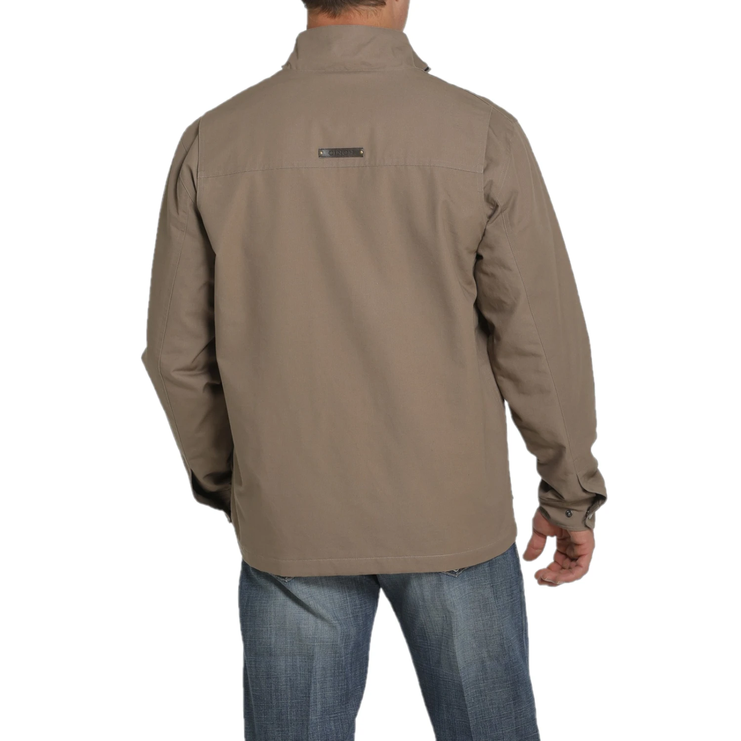 Cinch® Men's Stone Tan Lined Canvas Coat MWJ1573001 2 Cinch® Men's Stone Tan Lined Canvas Coat MWJ1573001 - Image 2