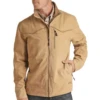 Powder River Outfitters® Men's Brushed Cotton Tan Jacket PRMO92RZYR-27
