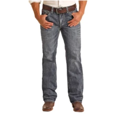 Rock & Roll Men's Two Tone Raise Medium Vintage Jeans RRMD0SRZSR -Western Edge Men Sales Store RRMD0SRZSR1