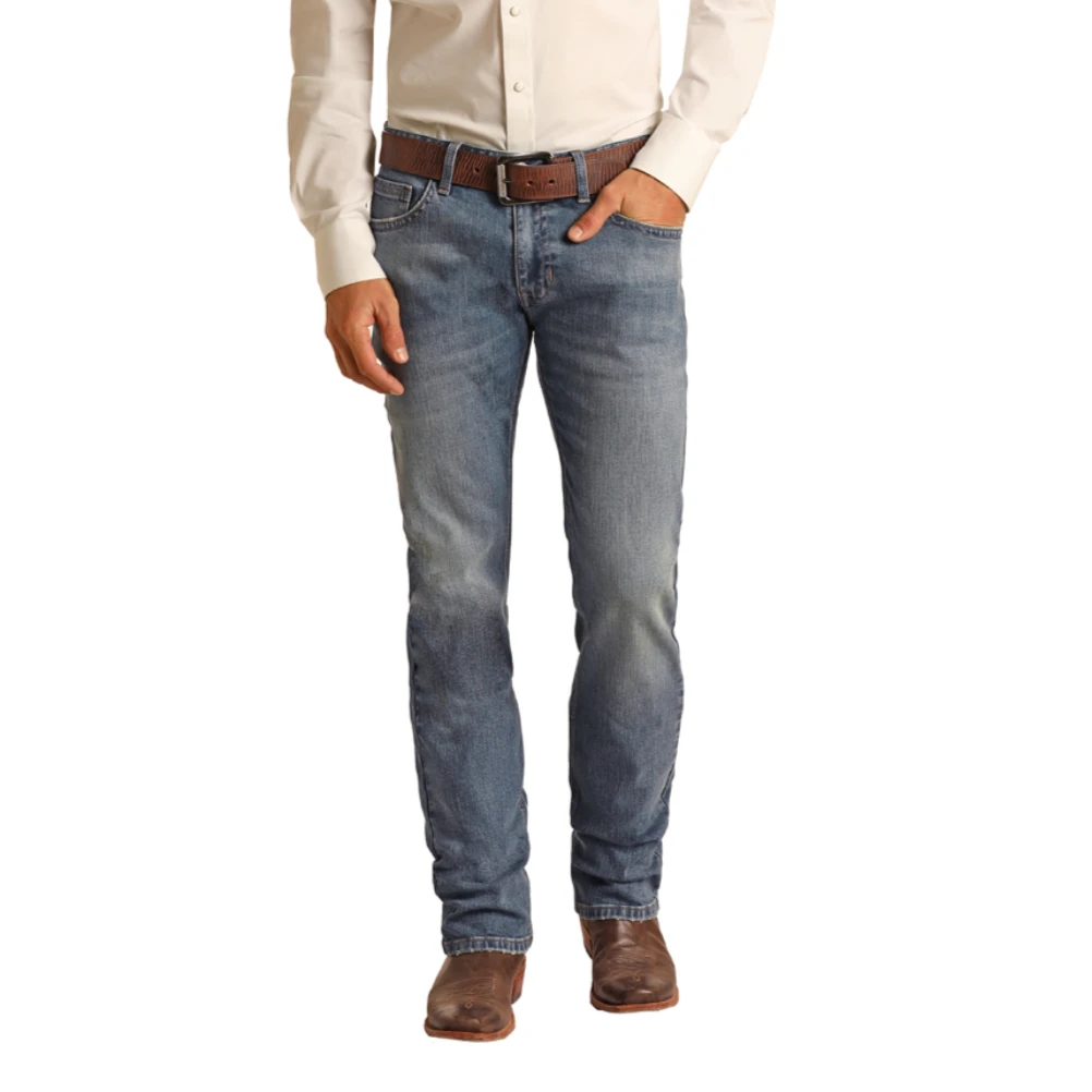 Rock & Roll Denim® Men's Revovler Light Vintage Jeans RRMD1RR125-205 2 Rock & Roll Denim® Men's Revovler Light Vintage Jeans RRMD1RR125-205 - Image 2