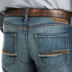 Ariat® Men's M5 Patterson Straight Fit Straight Leg Jeans 10034634 -Western Edge Men Sales Store S21 MNS WEST 10034634 detail03