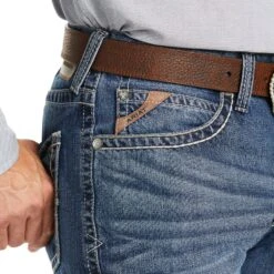 Ariat Men's Owens M2 Traditional Relaxed Boot Cut Jeans 10036071 -Western Edge Men Sales Store S21 MNS WEST 10036071 detail02