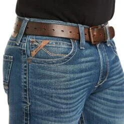 Ariat Men's Brandtley M7 Slim Fit Straight Leg Jeans 10036080 -Western Edge Men Sales Store S21 MNS WEST 10036080 detail01