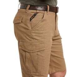Ariat Men's Rebar Relaxed Durastretch Field Khaki Cargo Shorts 10034680 5 Ariat Men's Rebar Relaxed Durastretch Field Khaki Cargo Shorts 10034680 -Western Edge Men Sales Store S21 MNS WORK 10034680 detail01