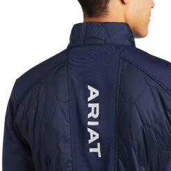 Ariat® Men's Fusion Navy Team Insulated Jacket 10039217 -Western Edge Men Sales Store S22 MNS ENGL 10039217 detail02