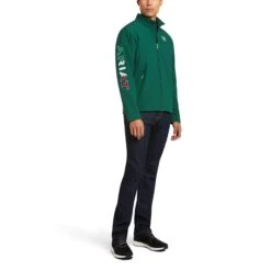Ariat Men's New Team Verde Softshell Jacket 10039459 -Western Edge Men Sales Store S22 MNS ENGL 10039459 fullf