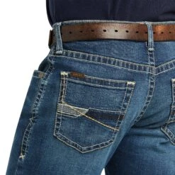 Ariat® Men's M4 Relaxed Claudio Walden Straight Leg Jeans 10040743 8 Ariat® Men's M4 Relaxed Claudio Walden Straight Leg Jeans 10040743 -Western Edge Men Sales Store S22 MNS WEST 10040743 detail02