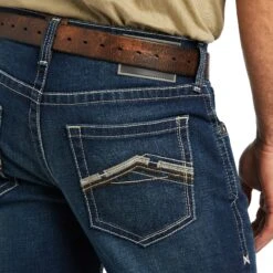 Ariat® Men's M5 Straight Stretch Remming Ford Straight Leg Jeans 10040746 8 Ariat® Men's M5 Straight Stretch Remming Ford Straight Leg Jeans 10040746 -Western Edge Men Sales Store S22 MNS WEST 10040746 detail02
