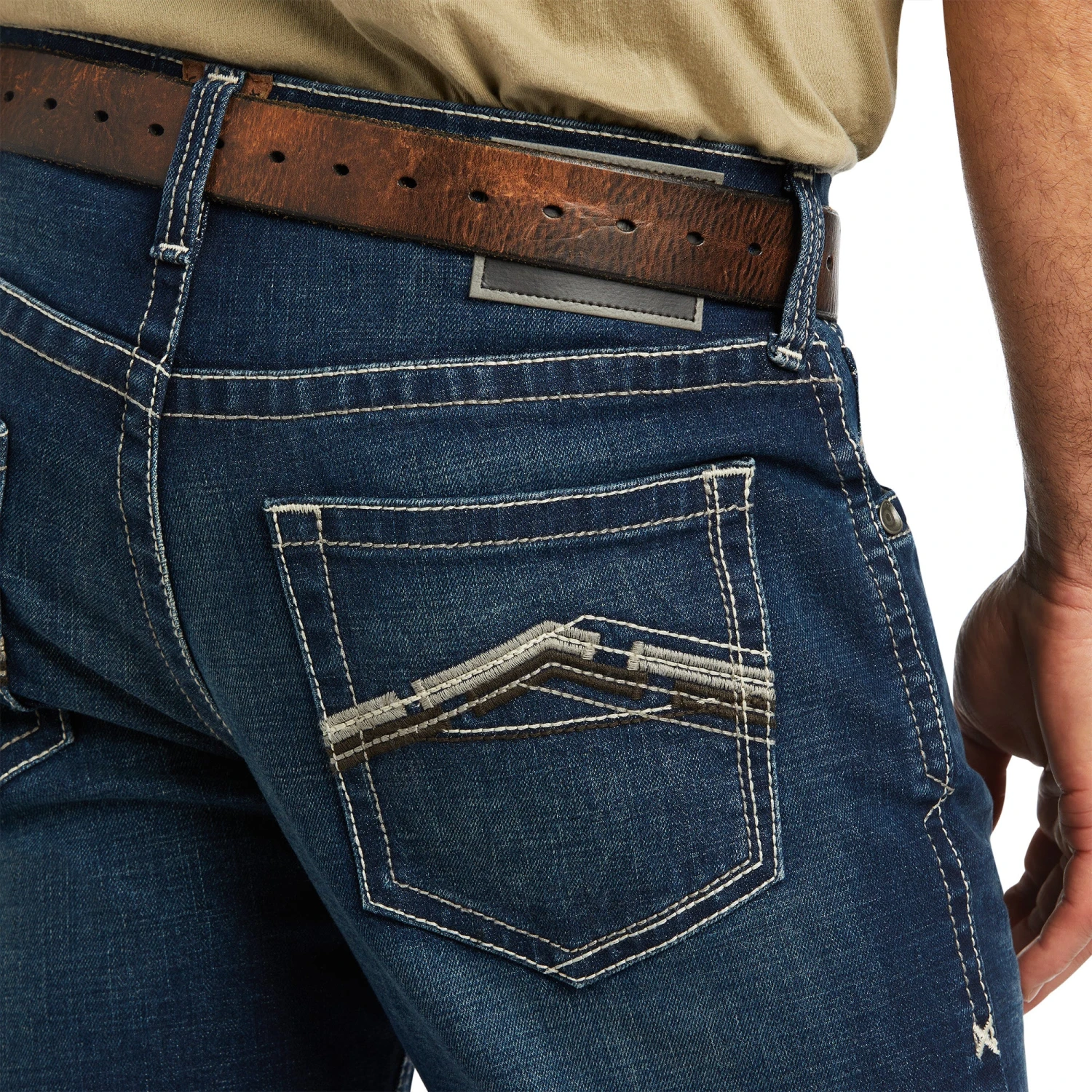 Ariat® Men's M5 Straight Stretch Remming Ford Straight Leg Jeans 10040746 3 Ariat® Men's M5 Straight Stretch Remming Ford Straight Leg Jeans 10040746 - Image 3