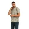 Ariat® Men's Rebar Evolution Athletic Tan Brindle Fit T-Shirt 10039172