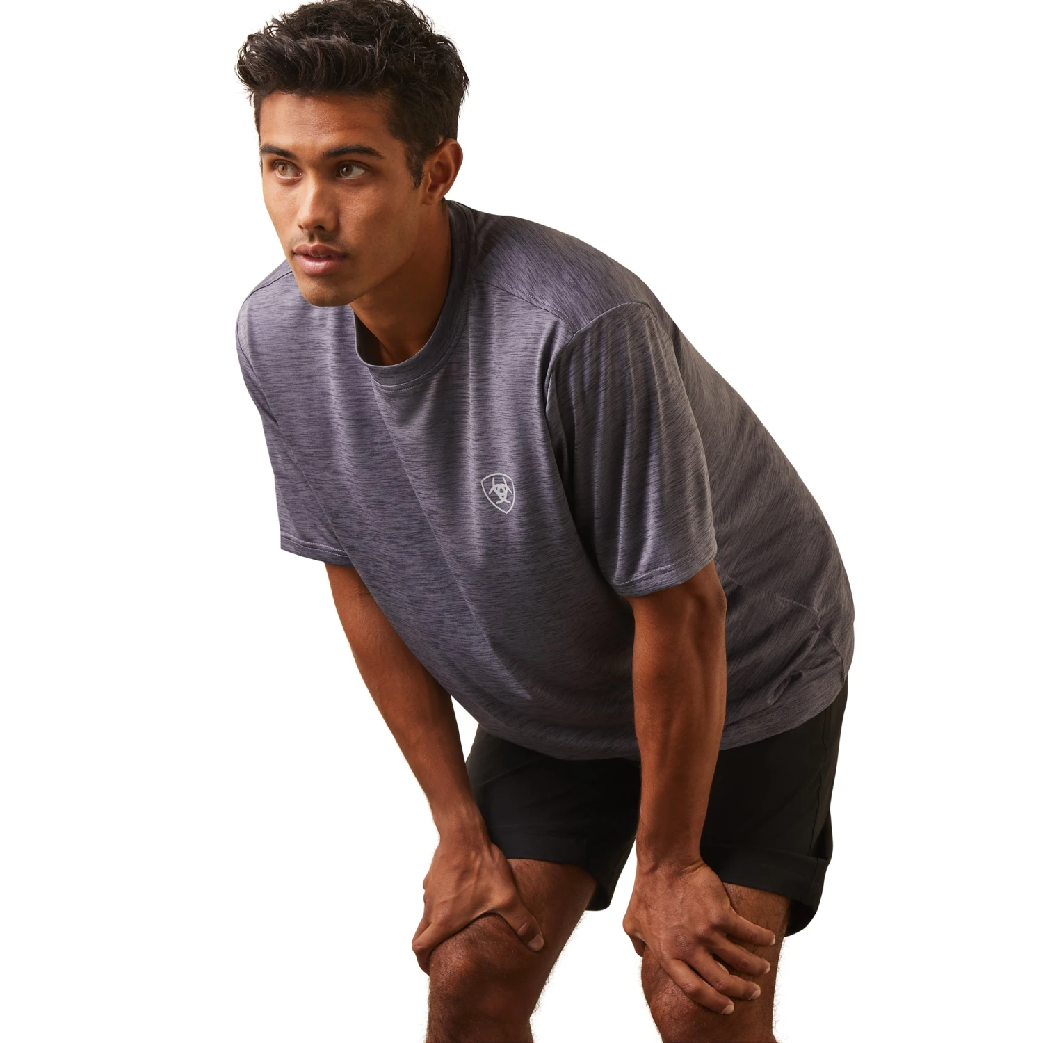 Ariat® Men's Charger Vertical Flag Graystone Graphic T-Shirt 10043340 3 Ariat® Men's Charger Vertical Flag Graystone Graphic T-Shirt 10043340 - Image 3