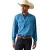 Ariat® Men's VentTEK™ Outbound Cendre Blue Button Down Shirt 10043422