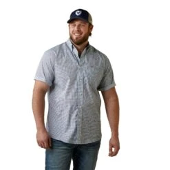 Ariat® Men's Wrinkle Free Eron Classic White Button Up Shirt 10044887