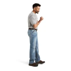 Ariat® Men's Rebar M5 DuraStretch™ Edge Straight Leg Jeans 10043165 -Western Edge Men Sales Store S23 MNS WORK 10043165 full
