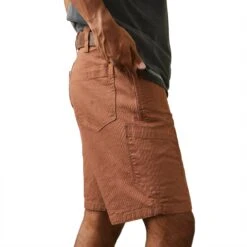Ariat® Men's Rebar DuraStretch™ Made Tough Rust Brown Shorts 10043171 8 Ariat® Men's Rebar DuraStretch™ Made Tough Rust Brown Shorts 10043171 -Western Edge Men Sales Store S23 MNS WORK 10043171 detail02