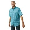 Ariat® Men's Rebar Made Tough VentTEK DuraStretch™ Blue Shirt 10043580